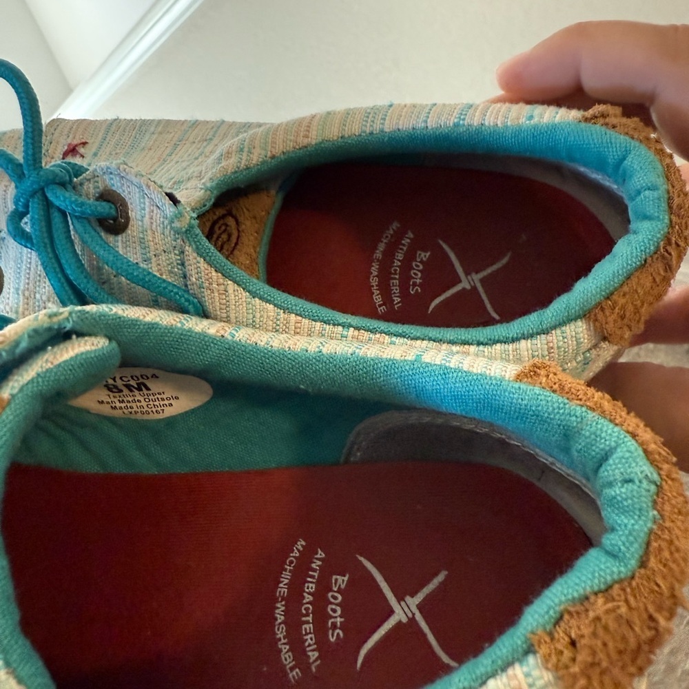 Twisted X Women's Hooey Loper, Moc Toe, Blue & Multi Size 8M - Picture 8 of 8